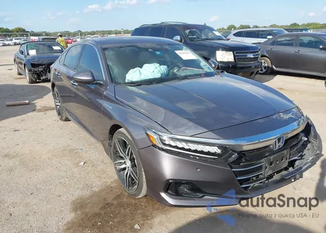2021 Honda Accord Hybrid Touring из США, поврежденный, VIN 1HGCV3F92MA001514